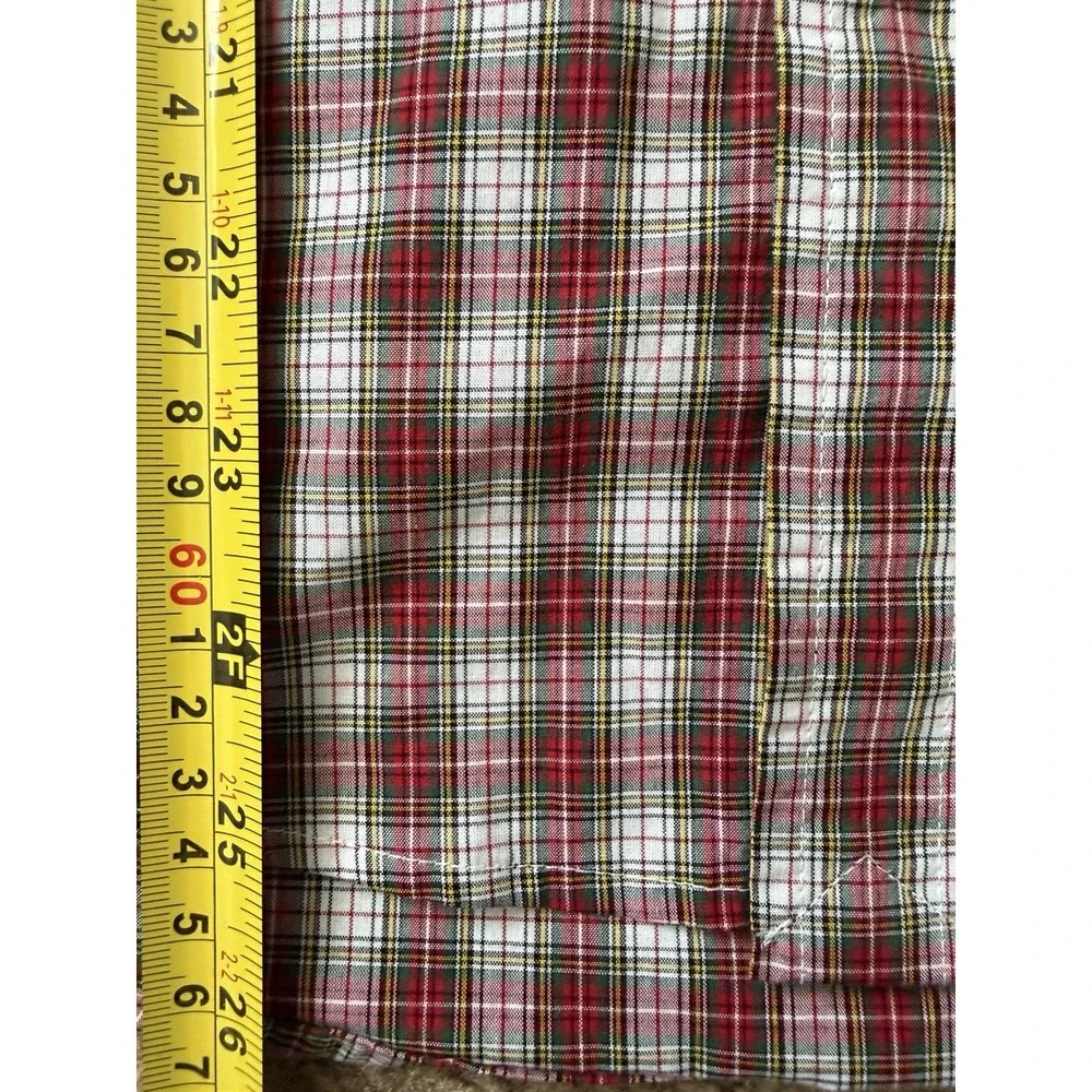 Polo Ralph Lauren Long Sleeve Button Down Shirt Logo Red Plaid Boys Large JBHS
